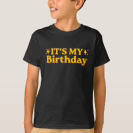 レトロな誕生日おめでとう Tシャツ