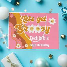 レトロな誕生日を楽しもうヴィンテージ ラージペーパーバッグ