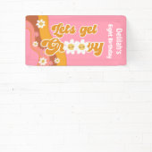 レトロな誕生日を楽しもうヴィンテージ 横断幕 (インサイチュ)