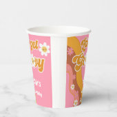 レトロな誕生日を楽しもうヴィンテージ 紙コップ (右)