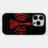 レトロな警告サイン エネルギー注意喚起マーク Case-Mate iPhoneケース (裏面 (横))