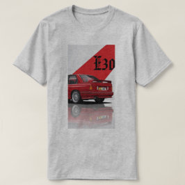 レトロな赤いドイツ製クラシックスポーツクーペ Tシャツ