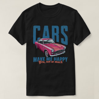 レトロな車が大好きな人必見！面白いクラシックカー Tシャツ