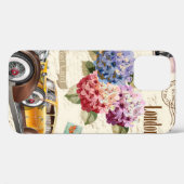 レトロな車でシームレスなロンドンヴィンテージの背景 Case-Mate iPhoneケース (裏面 (横))