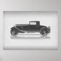 レトロな車のアートワーク