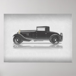レトロな車のアートワーク ポスター