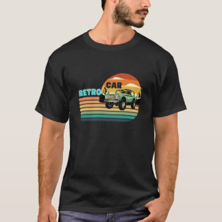レトロな車クラシック Tシャツ