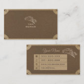 レトロな車 名刺 (正面/裏面)