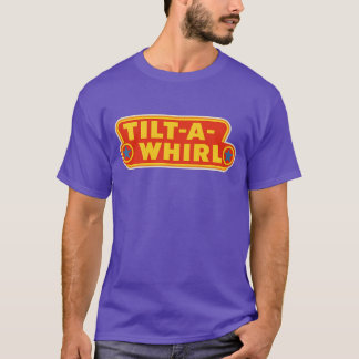 レトロな遊園地スタイルのティルト・ア・ワール Tシャツ
