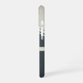 レトロな道路区切り線 iPhone 16ケース (左側面)