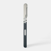 レトロな道路区切り線 iPhone 16ケース (右側面)