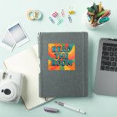 レトロな部屋を読んで シール (iPadカバー)