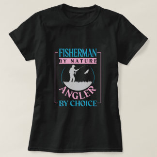 レトロな釣り人のためのグラフィックデザイン Tシャツ