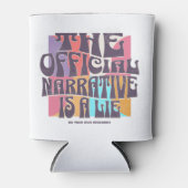 レトロな陰謀論 缶クーラー (正面)