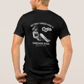 レトロな雰囲気だけ: ヴィンテージソウルの美学 トライブレンドTシャツ (裏面)