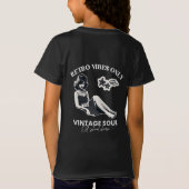 レトロな雰囲気だけ: ヴィンテージソウルの美学 Tシャツ (裏面)