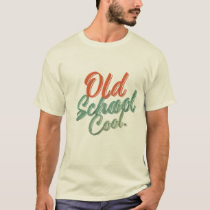 レトロな雰囲気のオールドスクールスタイル クラシックヴィンテージ Tシャツ