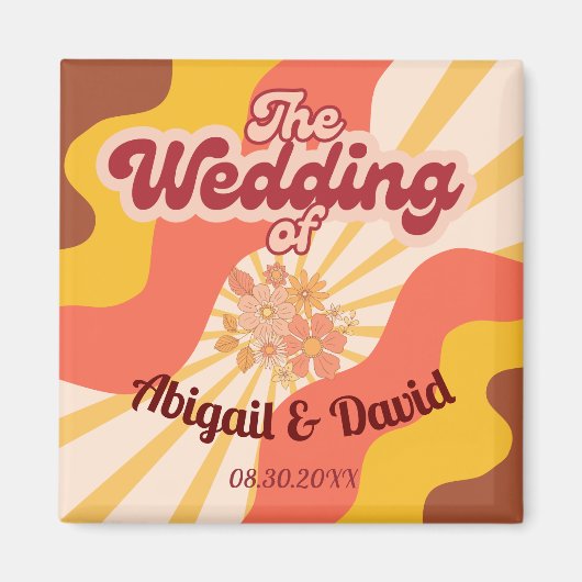 レトロな雰囲気のヴィンテージ マグネット (正面)