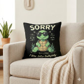 レトロな雰囲気の面白い遅刻したカメです、ごめんなさい クッション