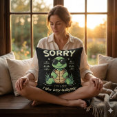 レトロな雰囲気の面白い遅刻したカメです、ごめんなさい クッション