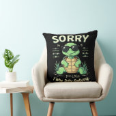 レトロな雰囲気の面白い遅刻したカメです、ごめんなさい クッション (椅子)