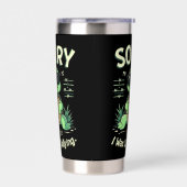 レトロな雰囲気の面白い遅刻したカメです、ごめんなさい 保温保冷タンブラー (左面)