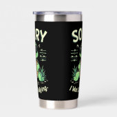 レトロな雰囲気の面白い遅刻したカメです、ごめんなさい 保温保冷タンブラー (右面)