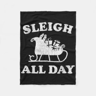 レトロな雰囲気漂う7月のクリスマスソリ・ビンテージTシャツ フリースブランケット