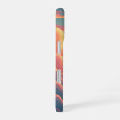 レトロな雲の地平線 iPhone 16ケース (右側面)
