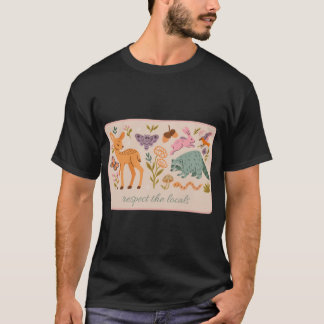 レトロな面白さで地元をリスペクト Tシャツ