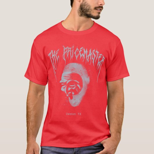 レトロな面白さのPricemaster Tシャツ (正面)