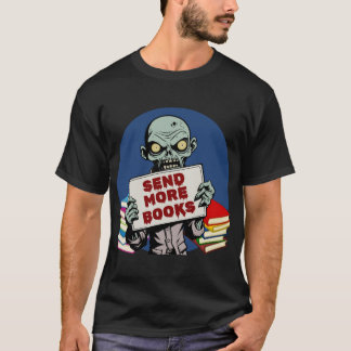 レトロな面白さ!本をもっと送れ Tシャツ