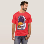レトロな面白食べ物 Tシャツ (正面フル)