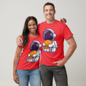 レトロな面白食べ物 Tシャツ (ユニセックス)