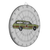 レトロな駅馬車 ダーツボード (正面左)