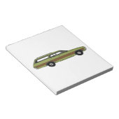 レトロな駅馬車 ノートパッド (アングル)