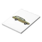 レトロな駅馬車 ノートパッド (回転)