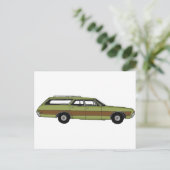 レトロな駅馬車 ポストカード (スタンド正面)