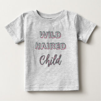 レトロな髪のボウヤTシャツ ベビーTシャツ