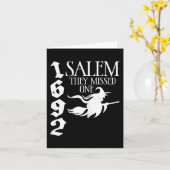 レトロな魔女のセイラム 1692 取り逃がした魔女館 カード (黄色い花)