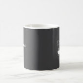 レトロな魔女の魔法使い 飛べ愚か者たち クリスマスのそり コーヒーマグカップ (中央)