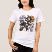 レトロな魔女 トライブレンドTシャツ (正面)