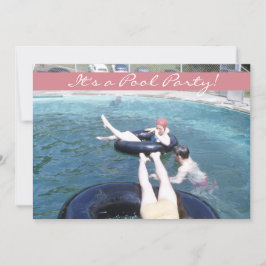 レトロな1950年代のプールパーティ ヴィンテージ水着 招待状