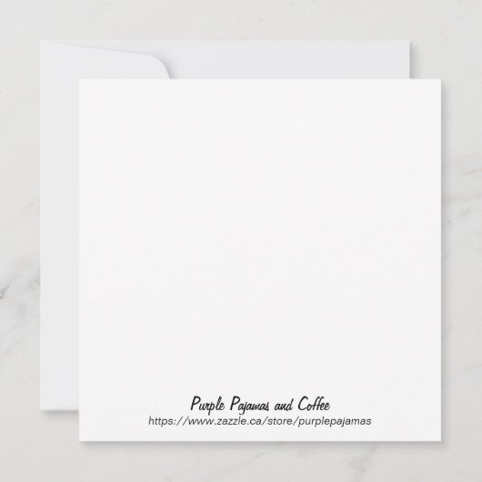 レトロな1950年代の様式化された女性と小さなカード (裏面)