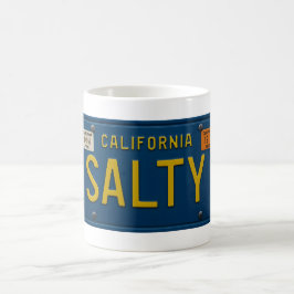 レトロな1969年カリフォルニア免許証プレートデザイン コーヒーマグカップ