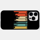 レトロな1970年代スタイル ヒューストン テキサス スカイライン Case-Mate iPhoneケース (裏面 (横))