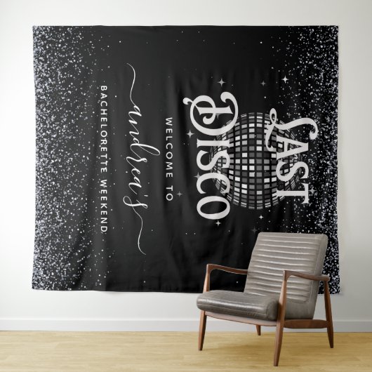 レトロな1970年代ラストディスコ独身最後の歓迎 タペストリー (インサイチュ(横))