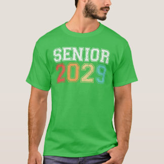 レトロな2029年卒業デザイン Tシャツ