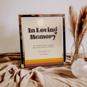 レトロな60年代のビンテージカラー 愛する記憶に ポスター