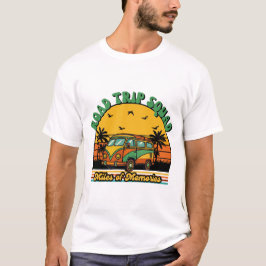 レトロな70年代の旅行Tシャツ | ロードトリップ・スクワッドTシャツ Tシャツ